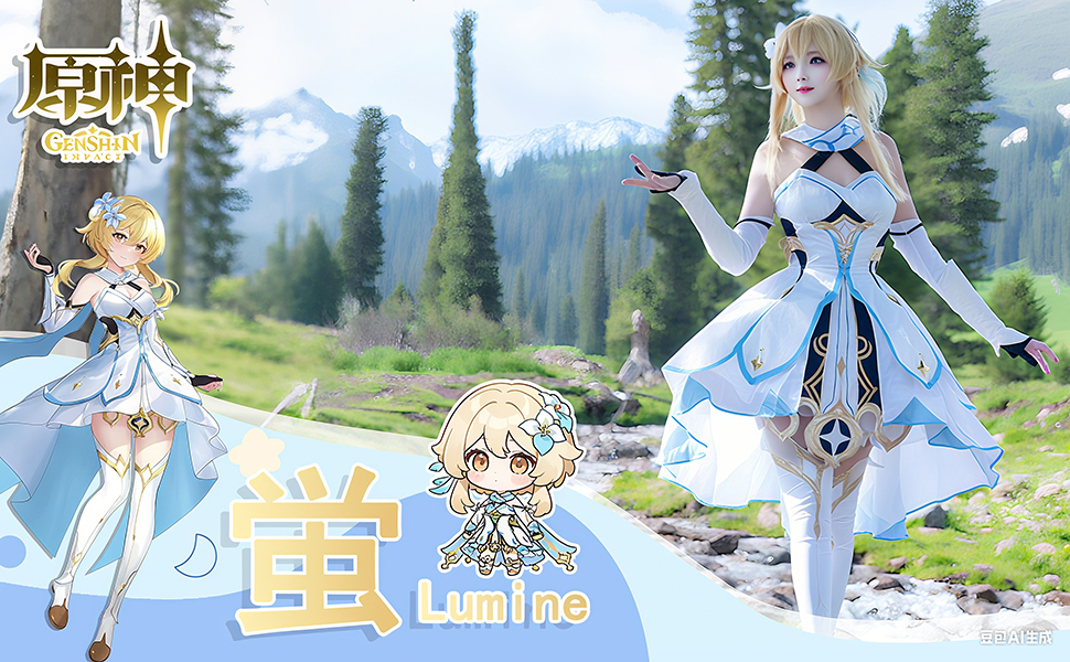 Amazon.co.jp: [Sieberg] 原神 コスプレ 女主人公 蛍 コスプレ