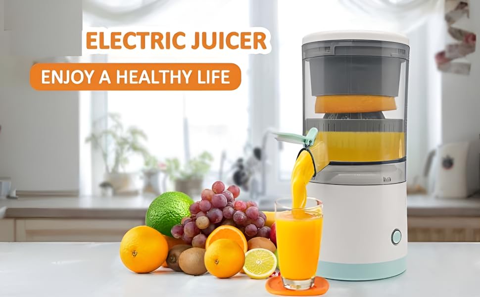 portable electric citrus juicer;one touch citrus juicer;electric orange juicer;rechargeable juicer