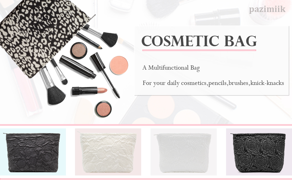 A multifunctional bag for your daily cosmetics,pencils,brushes,knick-knacks