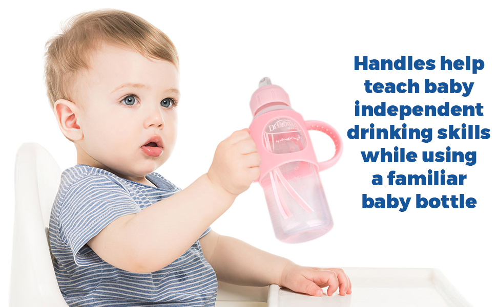 4Pack Bottle Handles for Dr Brown Narrow Baby Bottles