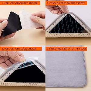 4 Step Easy To Install Insanity Rug Pads