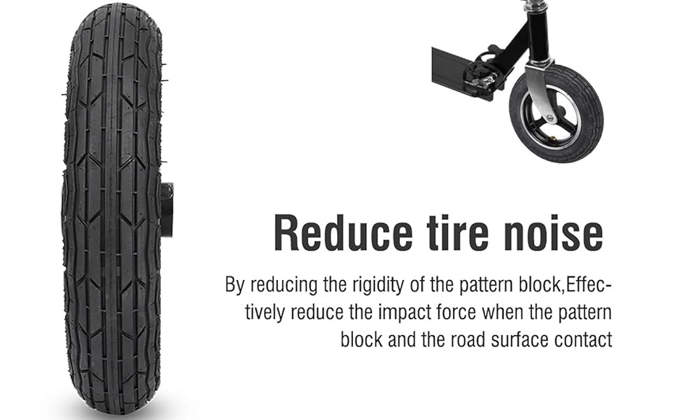 10 Inch Front Scooter Tire Wheel Replacement Tyre Rubber