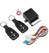 Shkalacar 12V Universal Car Auto Remote Central Kit, Door Locking Vehicle Keyless Entry System,Au...