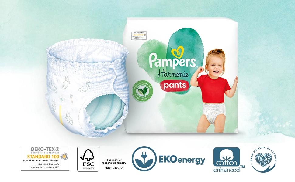 Pampers Baby Windeln Pants Größe 4 (9kg15kg) Harmonie, Monatsbox