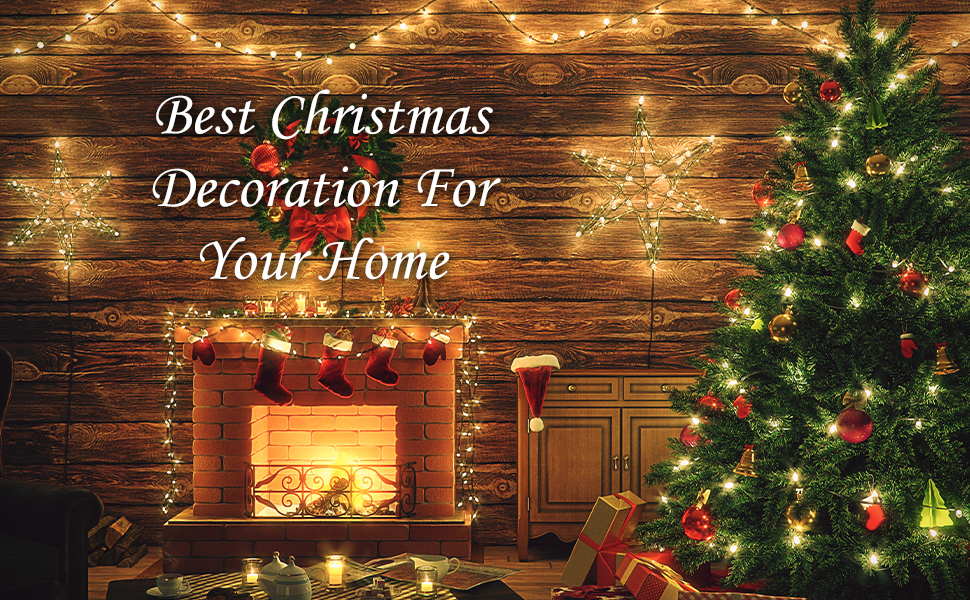 JIAABCHOMO Battery Fairy Lights Operated Outdoor Indoor, 300 LEDs 40m