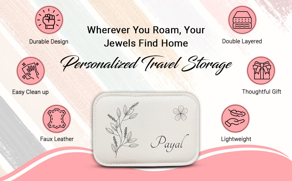 SPN-JGSP Personalised Jewellery Organiser Box for Women