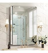 BLEXA 20x26 Bathroom Medicine Cabinet Aluminum Medicine Cabinet Mirrorand Adjustable Shelves Wall...