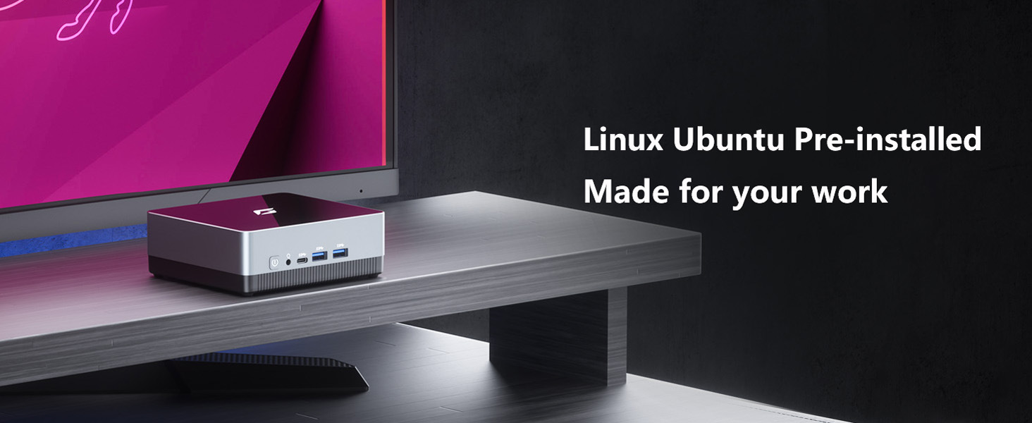 Amazon.com: CyberGeek Nano J1 Linux Mini PC, Intel N5095A Quad-Core ...