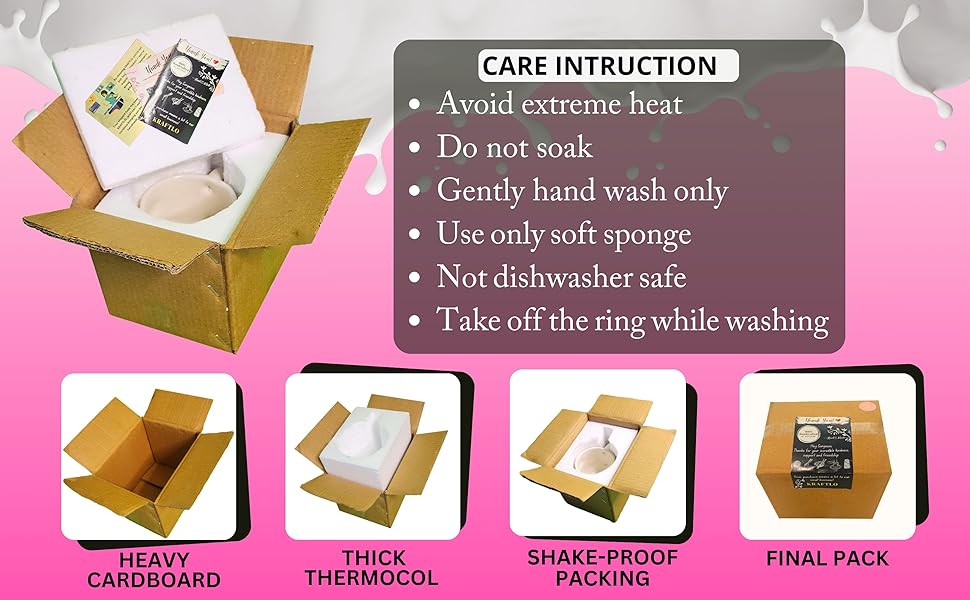 Handmade Pottery Mug Big Tea Cups with Handle for Office and Home