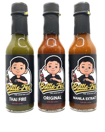 3 Hot Sauce Bottles - Bottle-Fed Fine Asian Hot Sauce