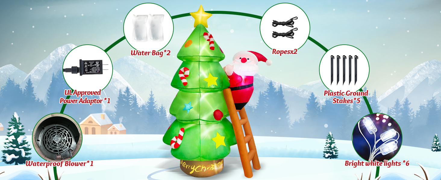 inflatable christmas
