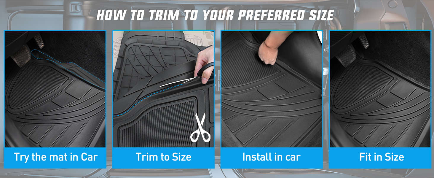 Universal Fit PVC Floor Mats