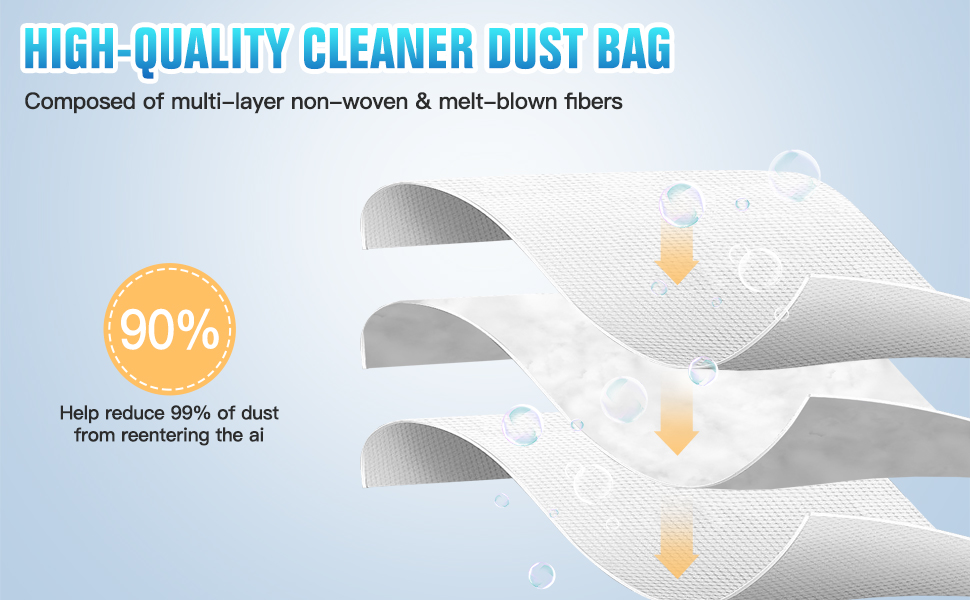 Vacuum Bags Compatible with iRobot Roomba i3+(3350), i4