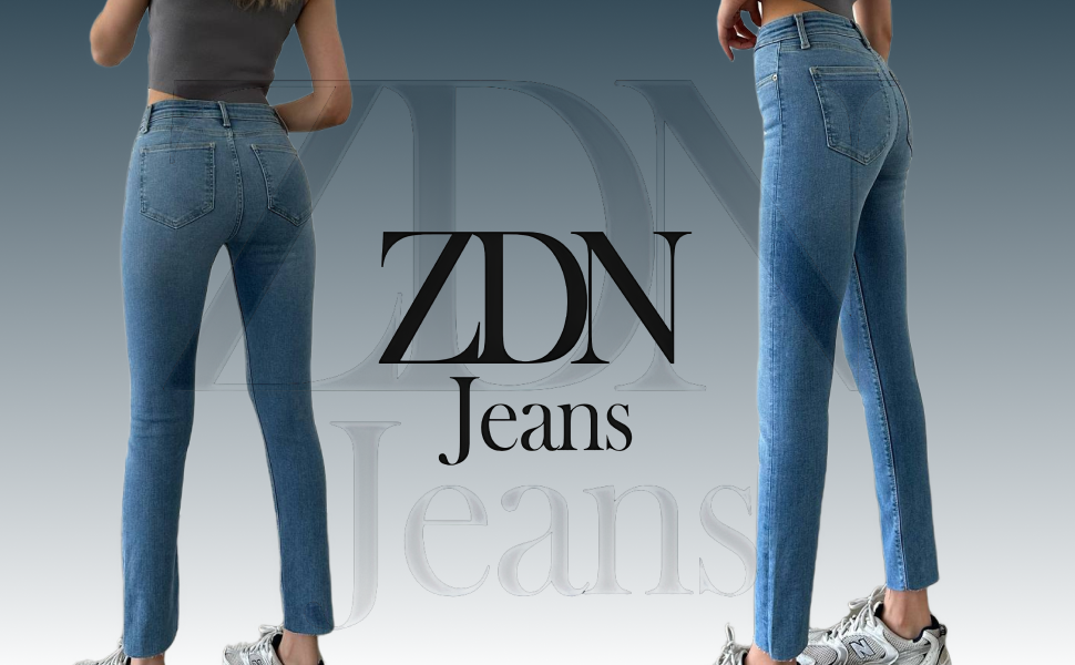 zdnjeans High Waisted Jeans for Women, High Waist Stretch
