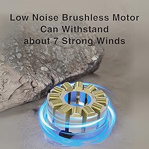 Low-Noise Brushless Motor