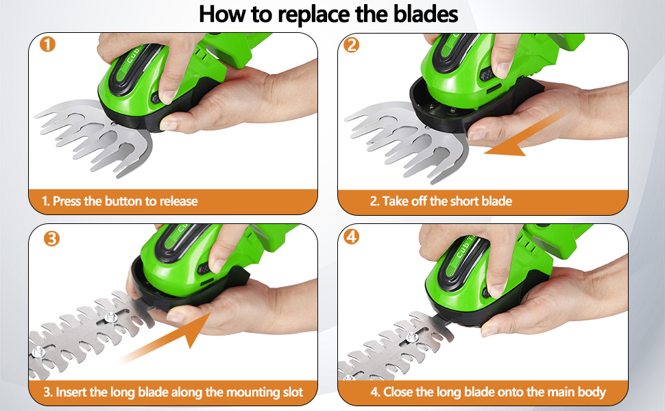Hedge Trimmer Cordless with Battery and Charger 21V