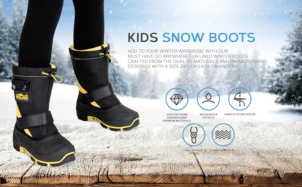 KIDS SNOW BOOTS