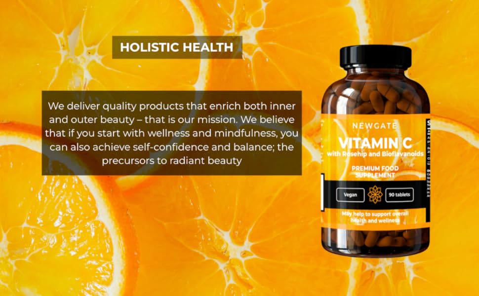 Newgate Labs Vitamin C with Rosehip and Bioflavonoids 90 High Strength