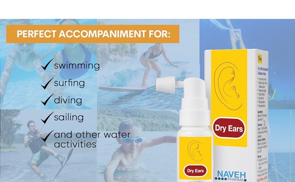 water activities as a bg with text: Perfect for swimming, surfing, diving, sailing, and others