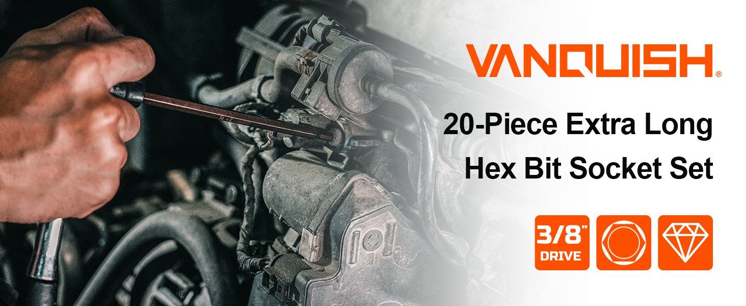 Long Hex Bit Socket Set