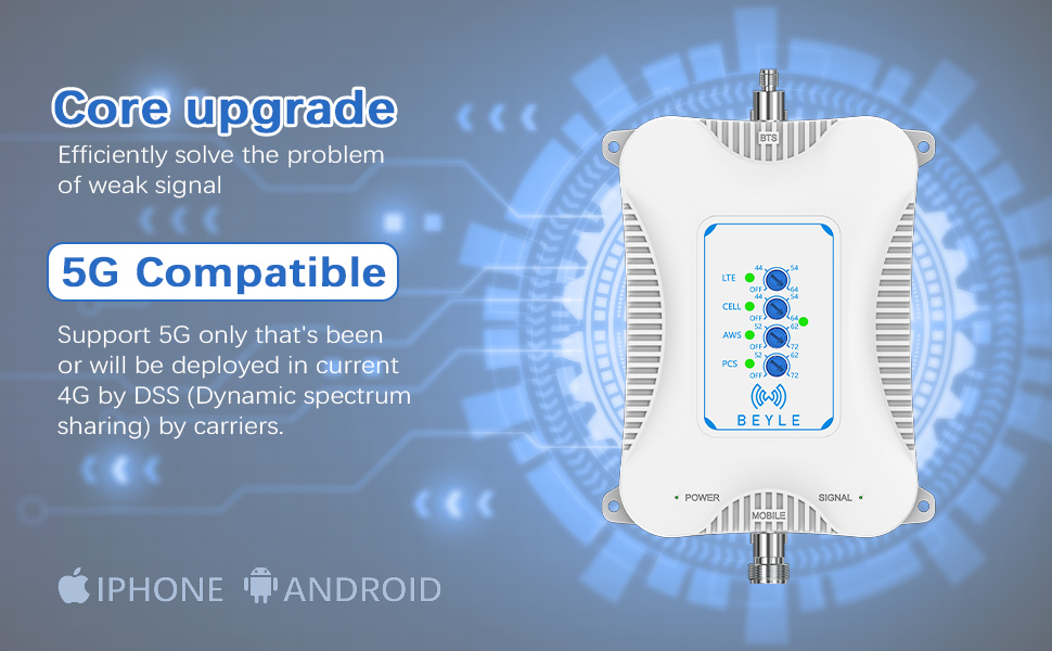 Cell Phone Signal Booster Support All U.S. Carriers Verizon