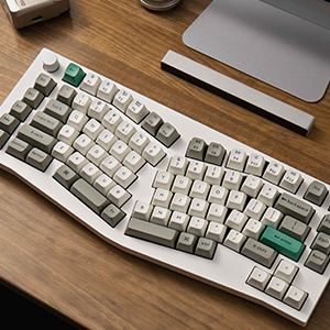 Amazon | Keychron キーボード、シェルホワイト、ゲートロン