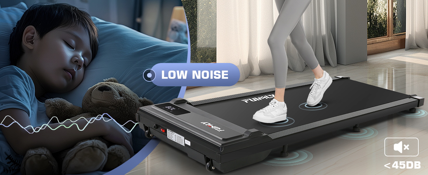 treadmill with low noise