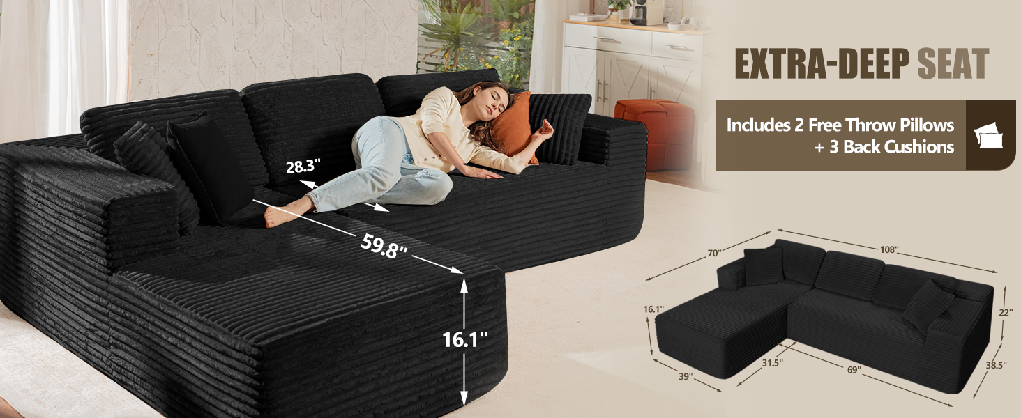 Extra-Deep Seat