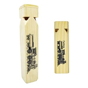 Wooden Train Whistle Musical Toy for Kids—4 Tones 7.4&amp;amp;amp;#34; Long And 2 Tones 5.5