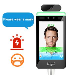 Wi-Fi Non-Contact Automatic Infrared Body Temperature Thermal Scanner Kiosk Access Control System