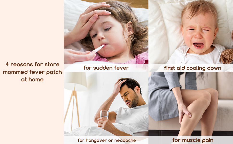 Cooling Patch,Fever Patch for Adults,20 Sheets Fever