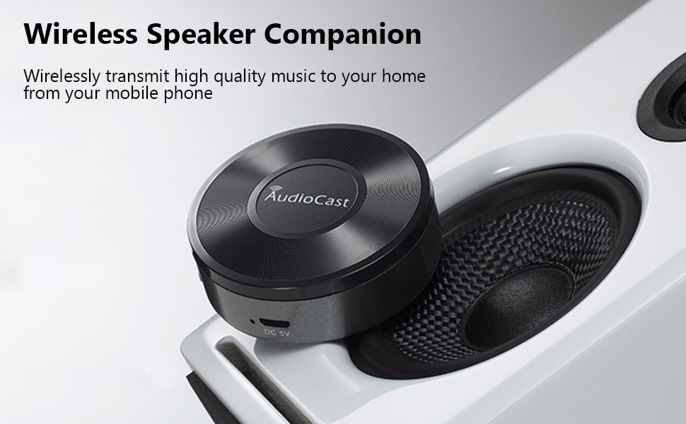 Mini WirelessMusic Streamer Audiocast WiFi Music PlayerWiFi Audio