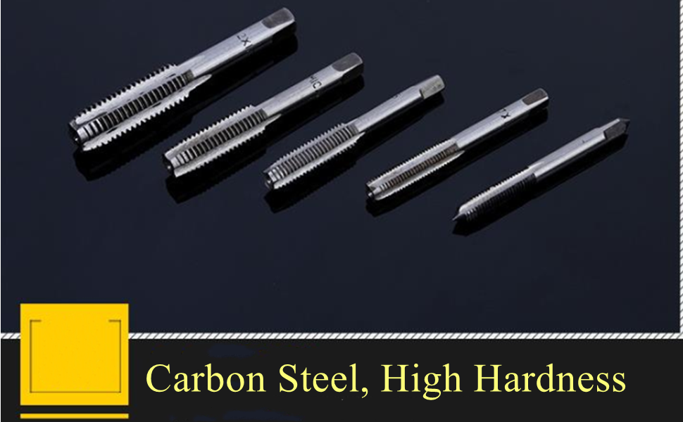 Die and Tap Set,110 pcs Metric Taps Dies Screw Nut Thread Taps Dies