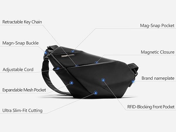 Amazon.com: NIID FINO V Sling Bag,Anti Theft Bag,Sling Bag