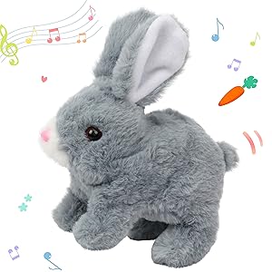 Amazon.com: Hopearl Hopping Rabbit Interactive Electronic Pet