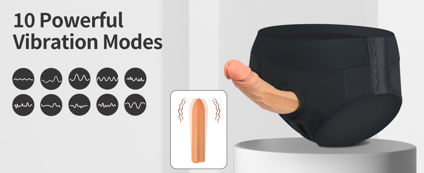 harness strap-on vibrator dildos sex toys