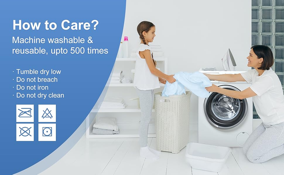 Bedding Aid Reusable Bed Pads for Seniors with Incontinence