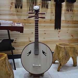 Amazon | MUYIYANG 中阮 中国のばね楽器 コガネソウ 初心者