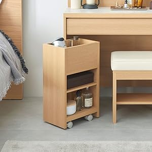 Amazon｜白井産業 ドレッサー用 サイドワゴン ラック キャスター