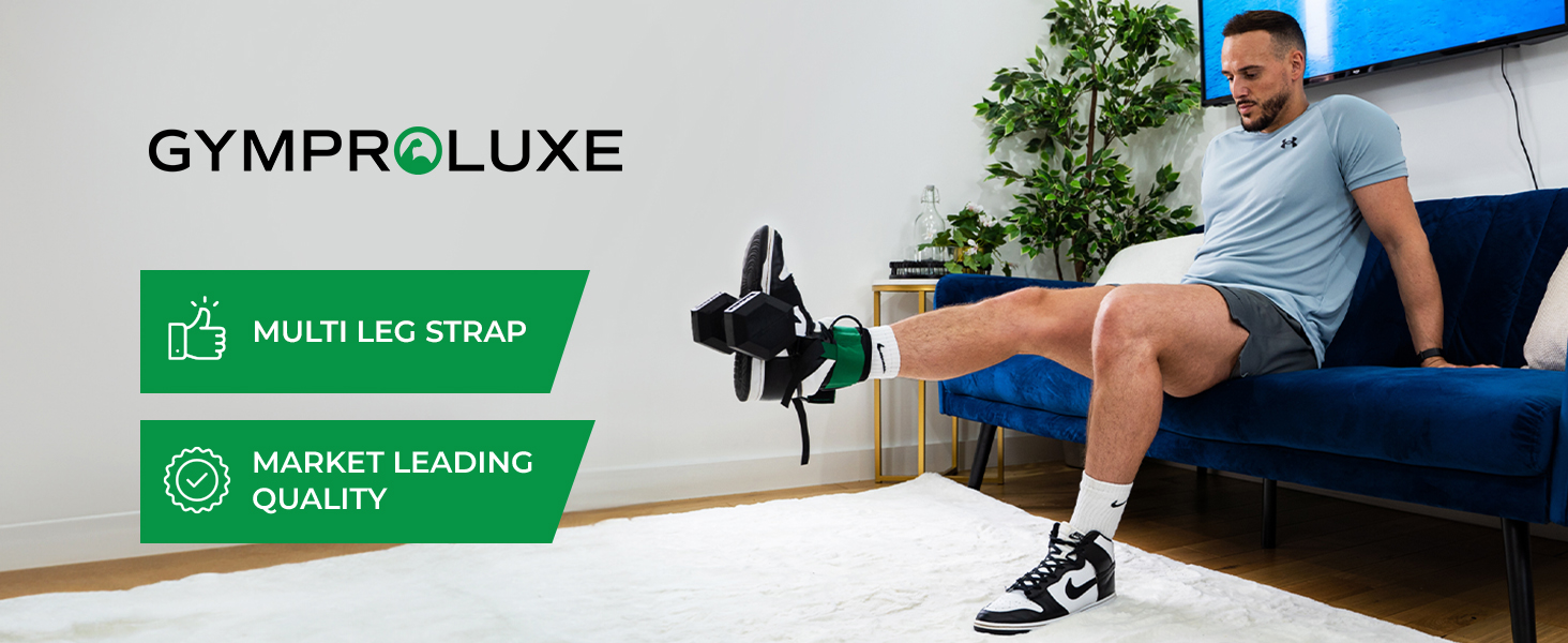 Gymproluxe Original Multi Leg Weight Strap Dumbell Weight Ankle Strap