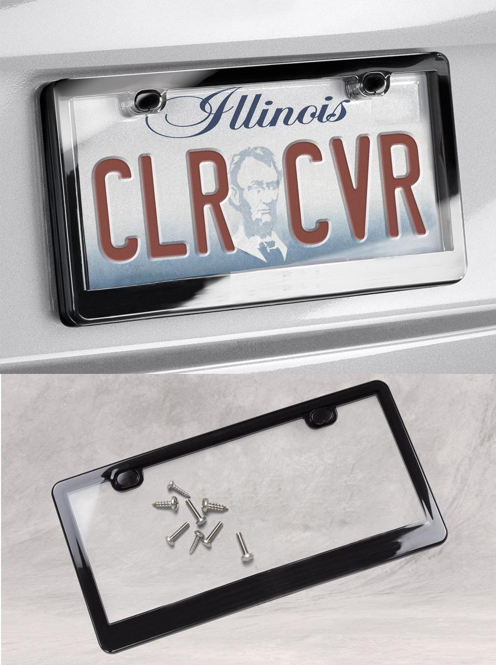 Amazon.com: Car License Plate Frame - Matte Stainless Steel