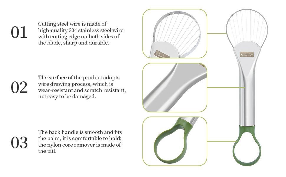 Avocado Slicer,Avocado Pit Remover Cutter/Peeler,