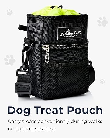 , la bolsa de golosinas para perros es una excelente manera de llevar las golosinas para perros cómodamente durante el día.