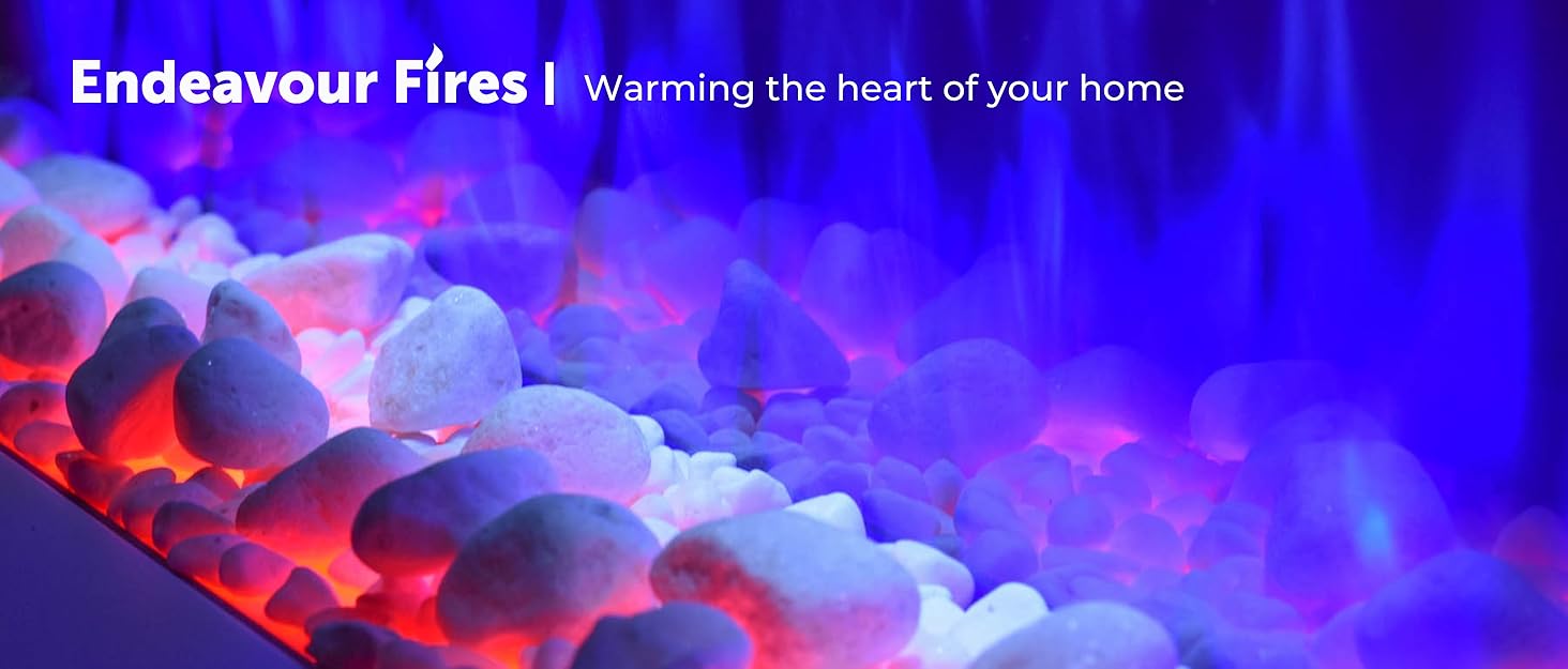 Endeavour Fires Danby Electric Fireplace Suite 48" and Realistic Flame