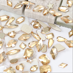 Champagne mixed rhinestones