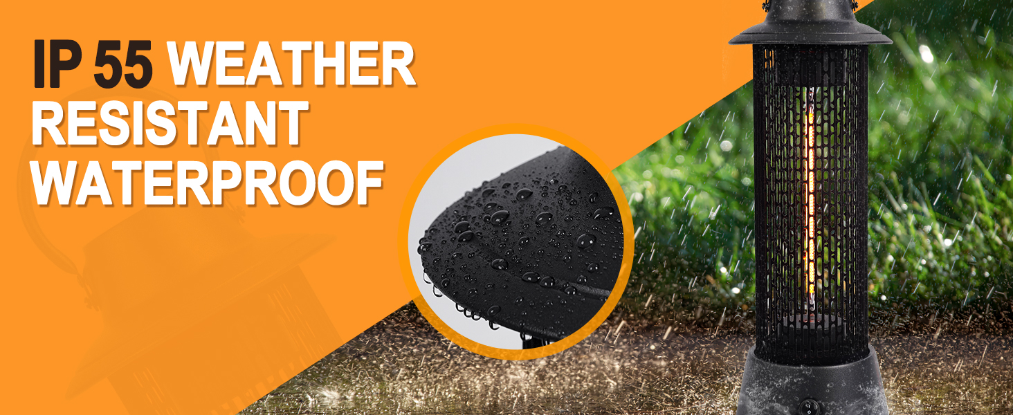 Star Patio Electric Patio Heater, Outdoor Heater, Infrared