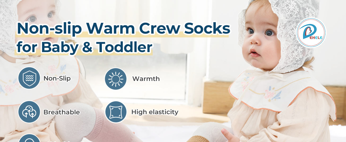 Baby Warm Non Slip Grip Socks