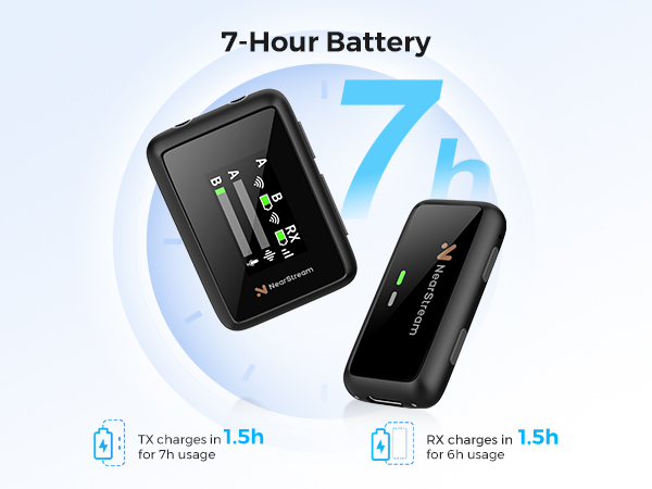 AWM20D マイクロフォン Amazon.com: NearStream Wireless Lavalier Microphones with