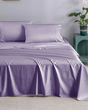 Bamboo polyester bed sheet