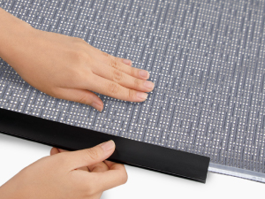 easy installation for knit hanging divider